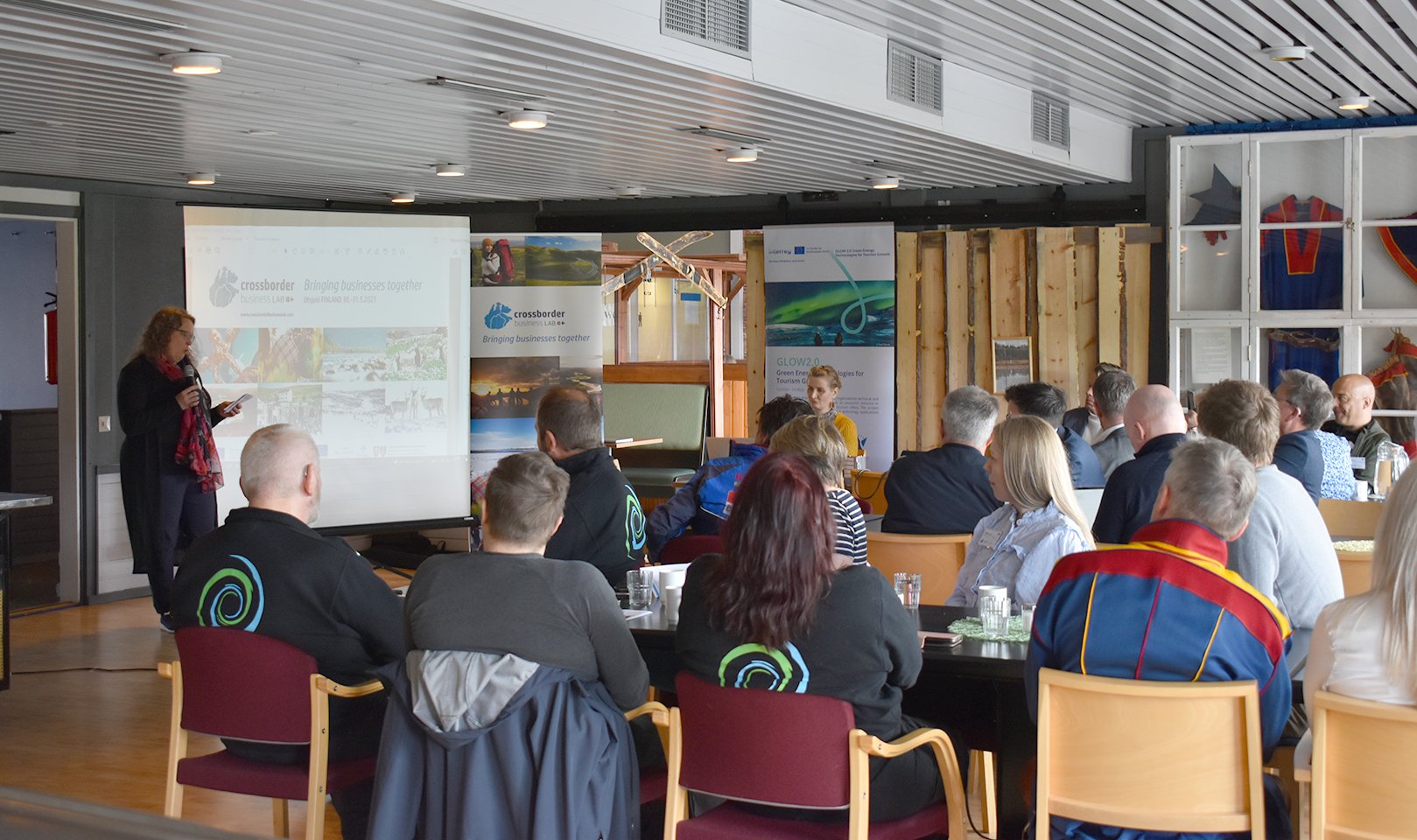 Terveisiä Crossborder Business LAB -tapahtumasta Utsjoella! 1