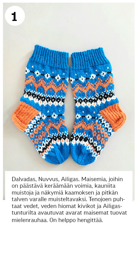 Äänestä Utsjoki-villasukat! Äänestysaikaa on 8.5. asti.