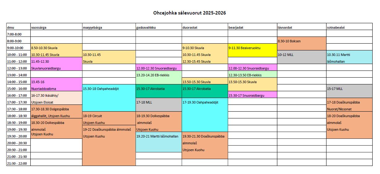 Utsjoen sisä- ja ulkoliikuntapaikat 6