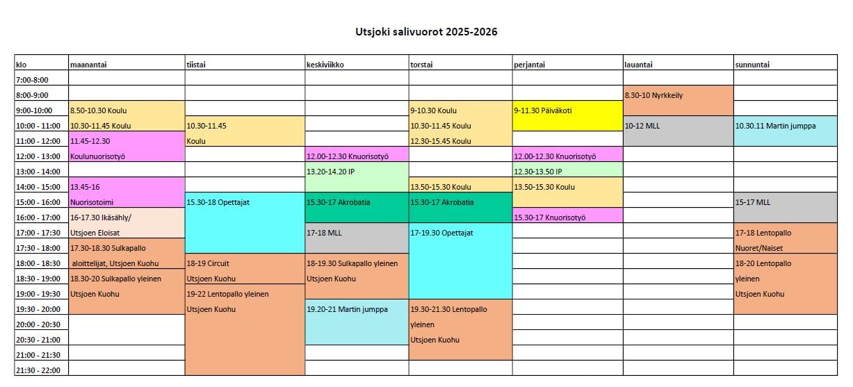 Utsjoen sisä- ja ulkoliikuntapaikat 7