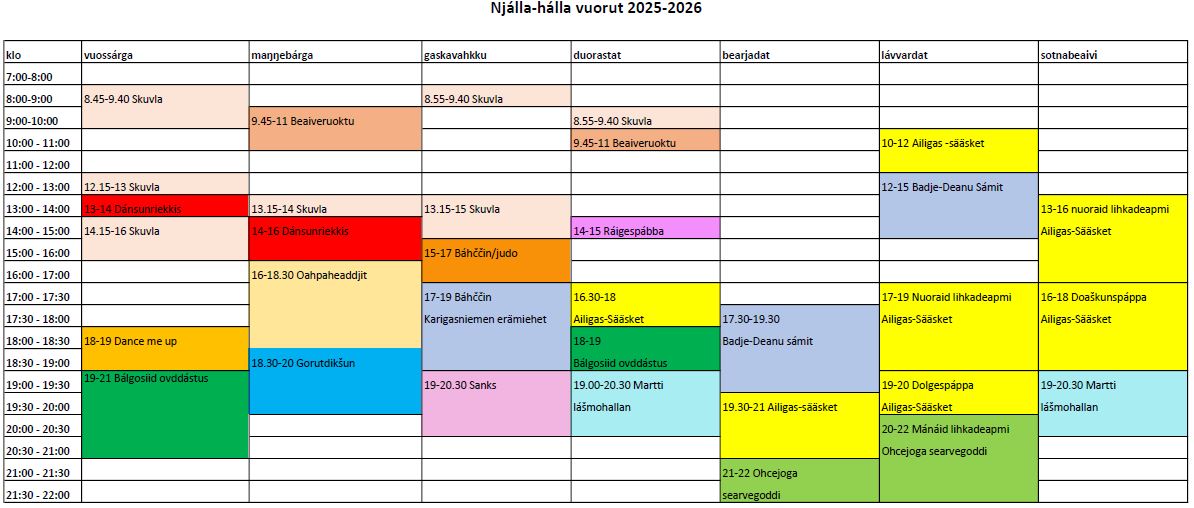 Utsjoen sisä- ja ulkoliikuntapaikat 11