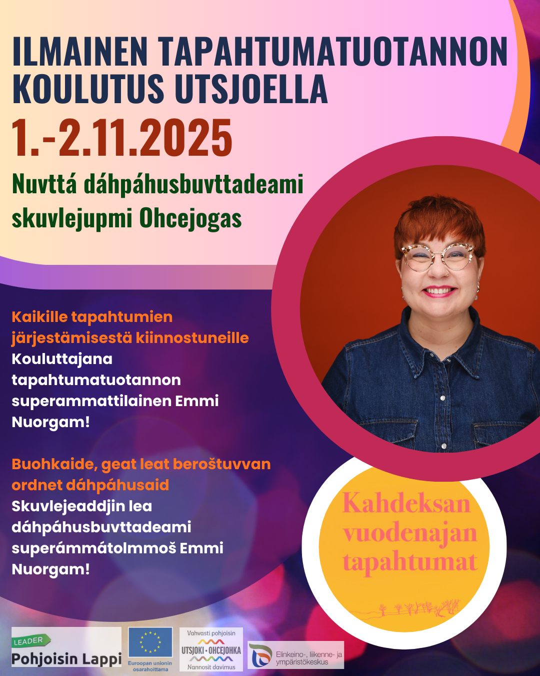 Tapahtumatuotannon lyhytkoulutus Utsjoella 1.-2.11.2025 1