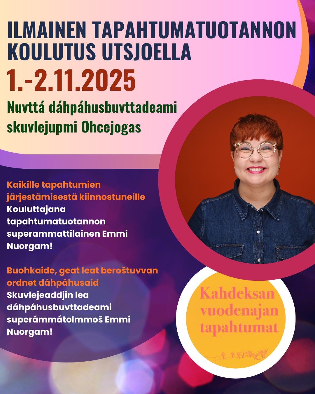 Tapahtumatuotannon lyhytkoulutus Utsjoella 1.-2.11.2025
