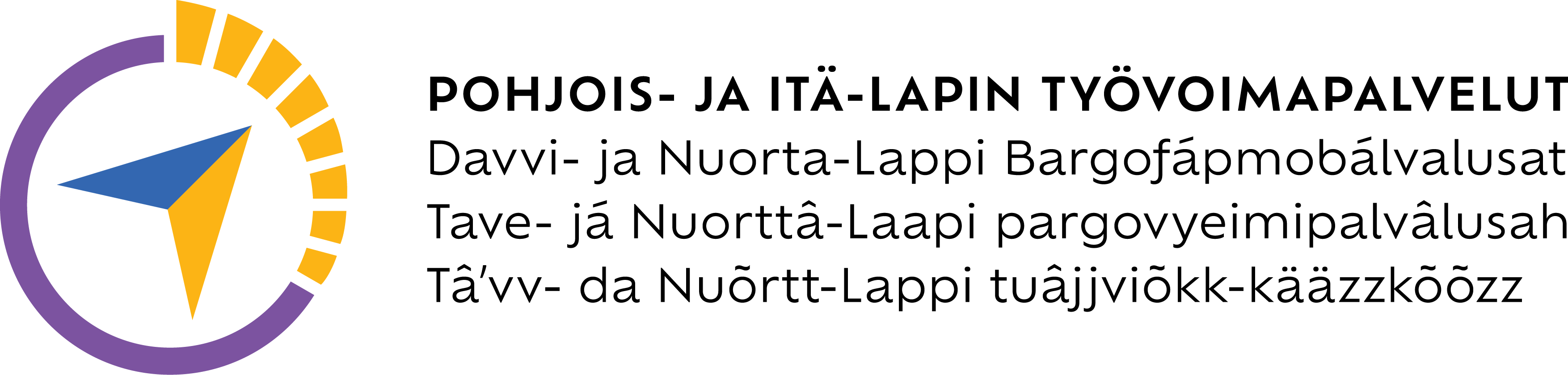 pohjois- ja itä-lapin työllisyysalueen logo