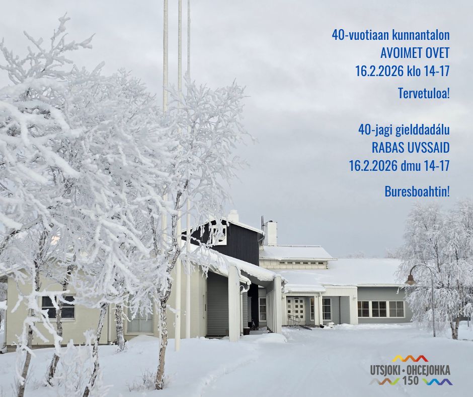 Avoimet ovet Utsjoen kunnantalolla 16.2. klo 14-17