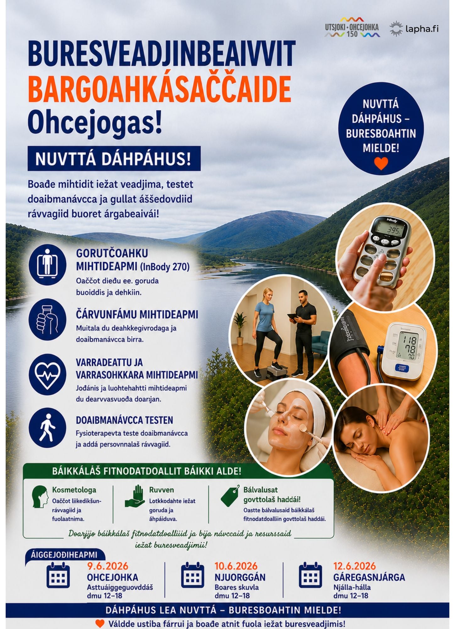Buresveadjinbeaivvit bargoahkásaččaide