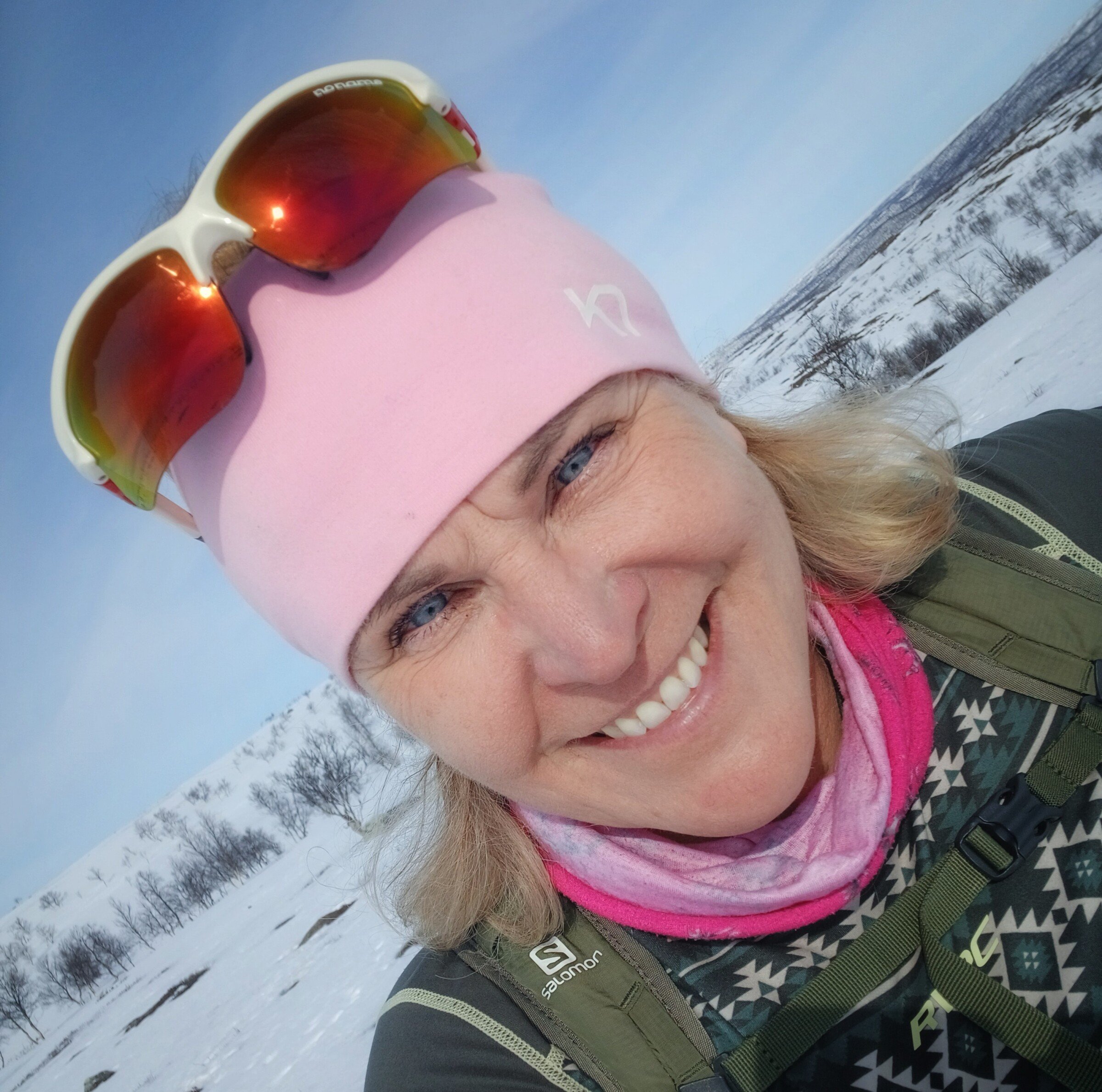 Luokanopettaja Minna Karjalainen liikkuu vapaa-ajallaan tuntureilla 2